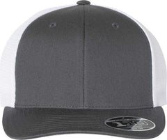 Flexfit 110 Mesh-Back Cap - Charcoal White - HIT a Double
