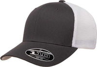 Flexfit 110 Mesh-Back Cap - Charcoal White - HIT a Double