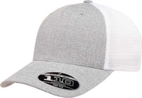Flexfit 110 Mesh-Back Cap - Melange Silver White | HIT a Double