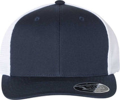 Flexfit 110 Mesh-Back Cap - Navy White | HIT a Double