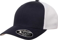 Flexfit 110 Mesh-Back Cap - Navy White | HIT a Double