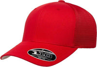 Flexfit 110 Mesh-Back Cap - Red | HIT a Double