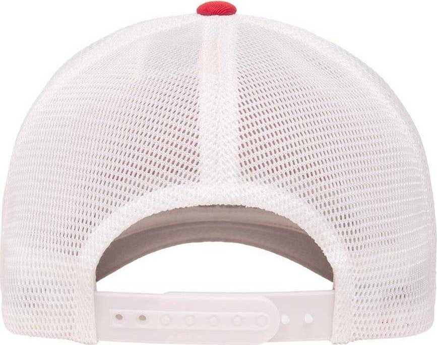 Flexfit 110 Mesh-Back Cap - Red White | HIT a Double