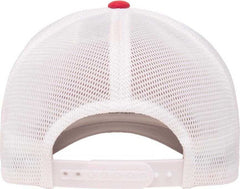 Flexfit 110 Mesh-Back Cap - Red White | HIT a Double