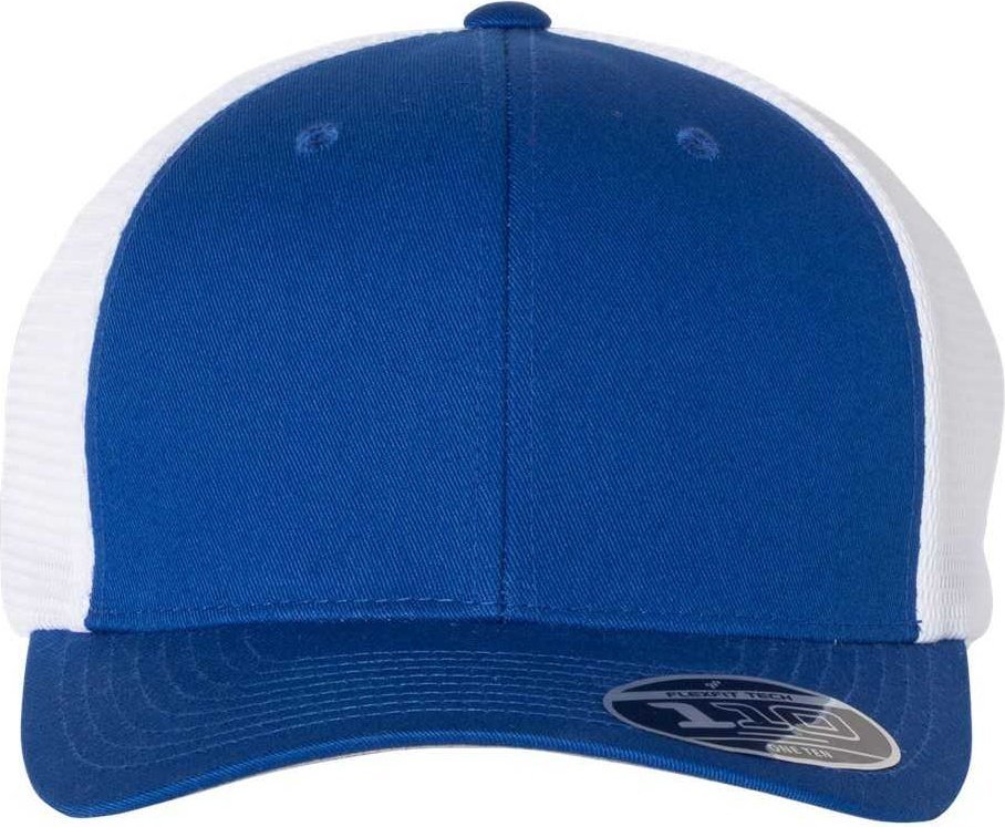 Flexfit 110 Mesh-Back Cap - Royal White | HIT a Double
