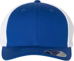 Flexfit 110 Mesh-Back Cap - Royal White | HIT a Double