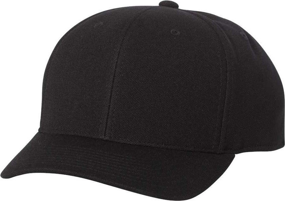 Flexfit 110 Mini-Piqu?? Cap - Black | HIT a Double
