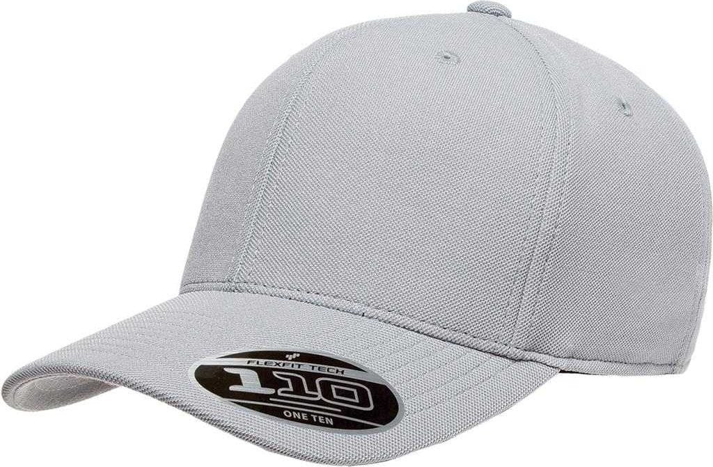 Flexfit 110 Mini-Piqu?? Cap - Silver | HIT a Double