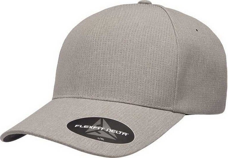 Flexfit 180 Delta Seamless Cap - Melange Silver | HIT a Double