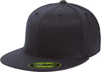 Flexfit 210 Flat Bill Cap - Dark Navy | HIT a Double