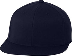 Flexfit 210 Flat Bill Cap - Dark Navy | HIT a Double