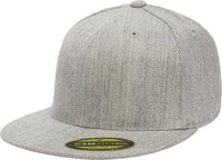 Flexfit 210 Flat Bill Cap - Heather Gray | HIT a Double