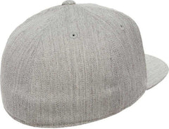 Flexfit 210 Flat Bill Cap - Heather Gray | HIT a Double