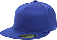 Flexfit 210 Flat Bill Cap - Royal Blue | HIT a Double