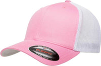 Flexfit 6511 Trucker Cap - Pink White | HIT a Double