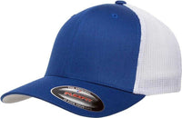 Flexfit 6511 Trucker Cap - Royal White | HIT a Double