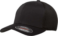 Flexfit 6533 Ultrafiber Mesh Cap - Black | HIT a Double