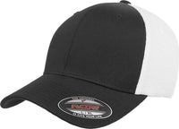 Flexfit 6533 Ultrafiber Mesh Cap - Black White | HIT a Double