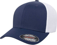 Flexfit 6533 Ultrafiber Mesh Cap - Navy White | HIT a Double