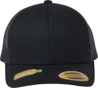 Flexfit 6606R Sustainable Retro Trucker Cap - Black | HIT a Double