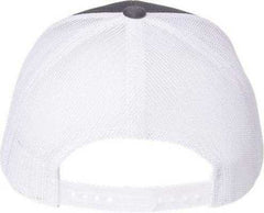 Flexfit 6606R Sustainable Retro Trucker Cap - Charcoal White | HIT a Double