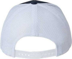 Flexfit 6606R Sustainable Retro Trucker Cap - Navy White | HIT a Double