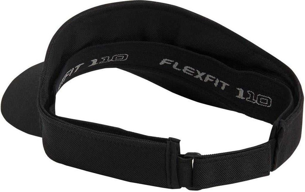 Flexfit 8110 110 Comfort Fit Visor - Black | HIT a Double