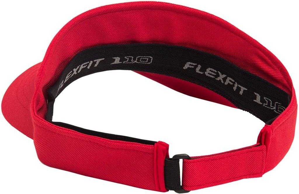 Flexfit 8110 110 Comfort Fit Visor - Red | HIT a Double