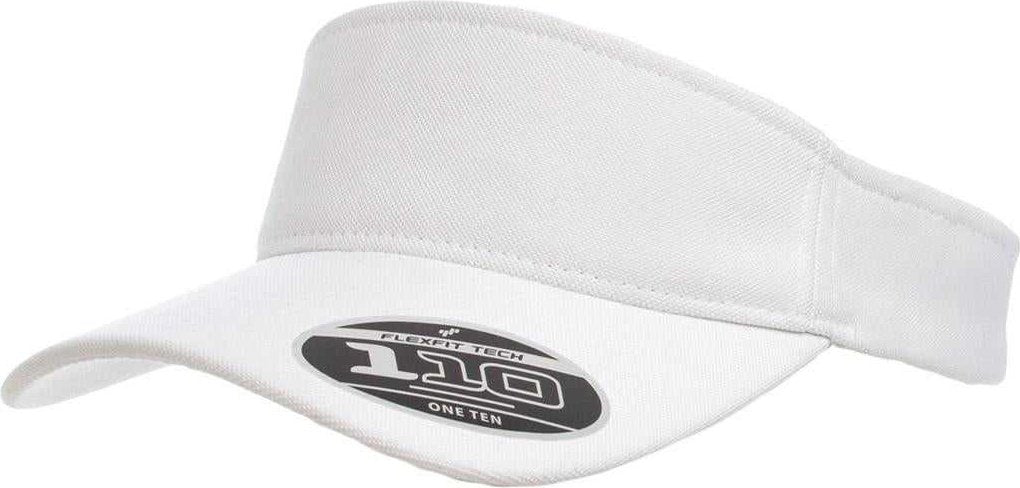 Flexfit 8110 110 Comfort Fit Visor - White - HIT a Double