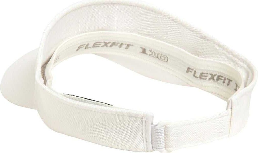 Flexfit 8110 110 Comfort Fit Visor - White | HIT a Double