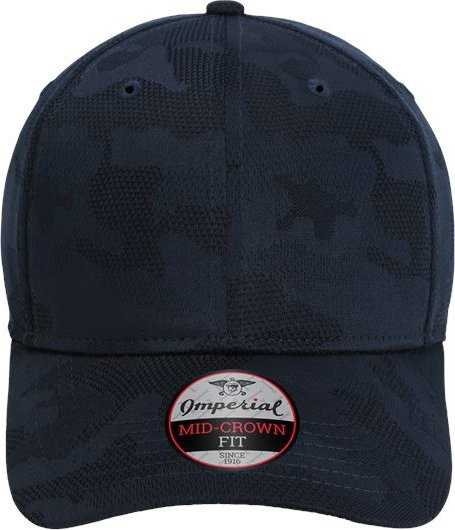 Imperial 4062 The Oglethorpe Tonal Camo Cap - True Navy | HIT a Double