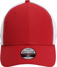 Imperial X210SM The Original Sport Mesh Cap - Cardinal White | HIT a Double