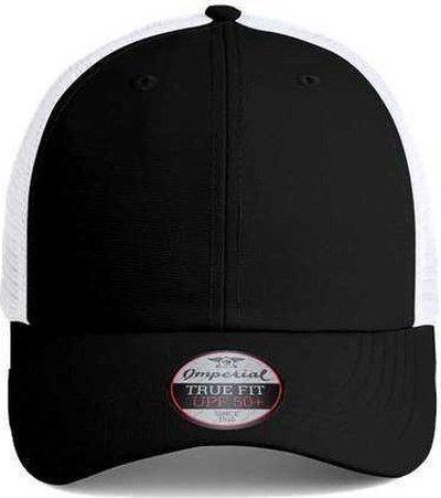 Imperial X210SM The Original Sport Mesh Cap - Black White | HIT a Double