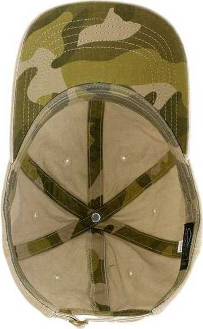 Infinity Her CASSIE Women's Pigment-Dyed Fashion Undervisor Cap - Khaki Camo | HIT a Double