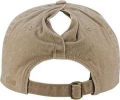 Infinity Her CASSIE Women's Pigment-Dyed Fashion Undervisor Cap - Khaki Camo | HIT a Double