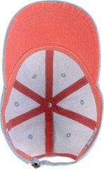 Infinity Her HATTIE Women's Garment-Washed Fashion Print Cap - Light Blue White Polka Dots | HIT a Double