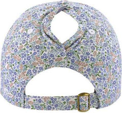 Infinity Her HATTIE Women's Garment-Washed Fashion Print Cap - Light Pink Floral | HIT a Double