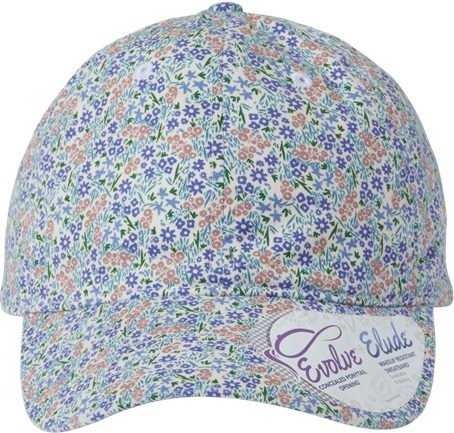 Infinity Her HATTIE Women's Garment-Washed Fashion Print Cap - Light Pink Floral | HIT a Double