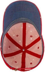 Infinity Her HATTIE Women's Garment-Washed Fashion Print Cap - Red White Stars | HIT a Double