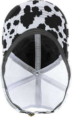Infinity Her JANET Women's Animal Print Mesh Back Cap - Black Cow White | HIT a Double