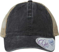 Infinity Her TESS Women's Washed Mesh Back Cap - Black Leopard | HIT a Double