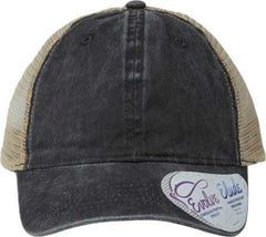 Infinity Her TESS Women's Washed Mesh Back Cap - Black Leopard | HIT a Double