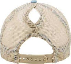 Infinity Her TESS Women's Washed Mesh Back Cap - Cashmere Blue Floral | HIT a Double
