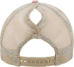 Infinity Her TESS Women's Washed Mesh Back Cap - Dusty Pink Floral | HIT a Double