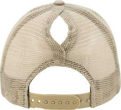 Infinity Her TESS Women's Washed Mesh Back Cap - Khaki Camo | HIT a Double