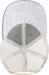 Infinity Her TESS Women's Washed Mesh Back Cap - Light Gray/ Polka Dots - HIT a Double - 2