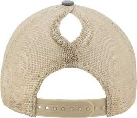 Infinity Her TESS Women's Washed Mesh Back Cap - Light Gray Polka Dots | HIT a Double