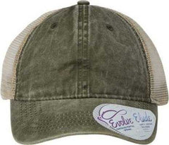 Infinity Her TESS Women's Washed Mesh Back Cap - Olive Camo | HIT a Double