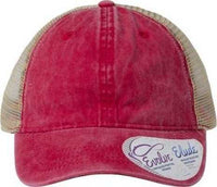Infinity Her TESS Women's Washed Mesh Back Cap - Red Leopard | HIT a Double