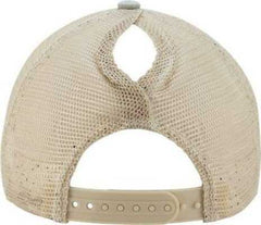 Infinity Her TESS Women's Washed Mesh Back Cap - Sage Polka Dots | HIT a Double